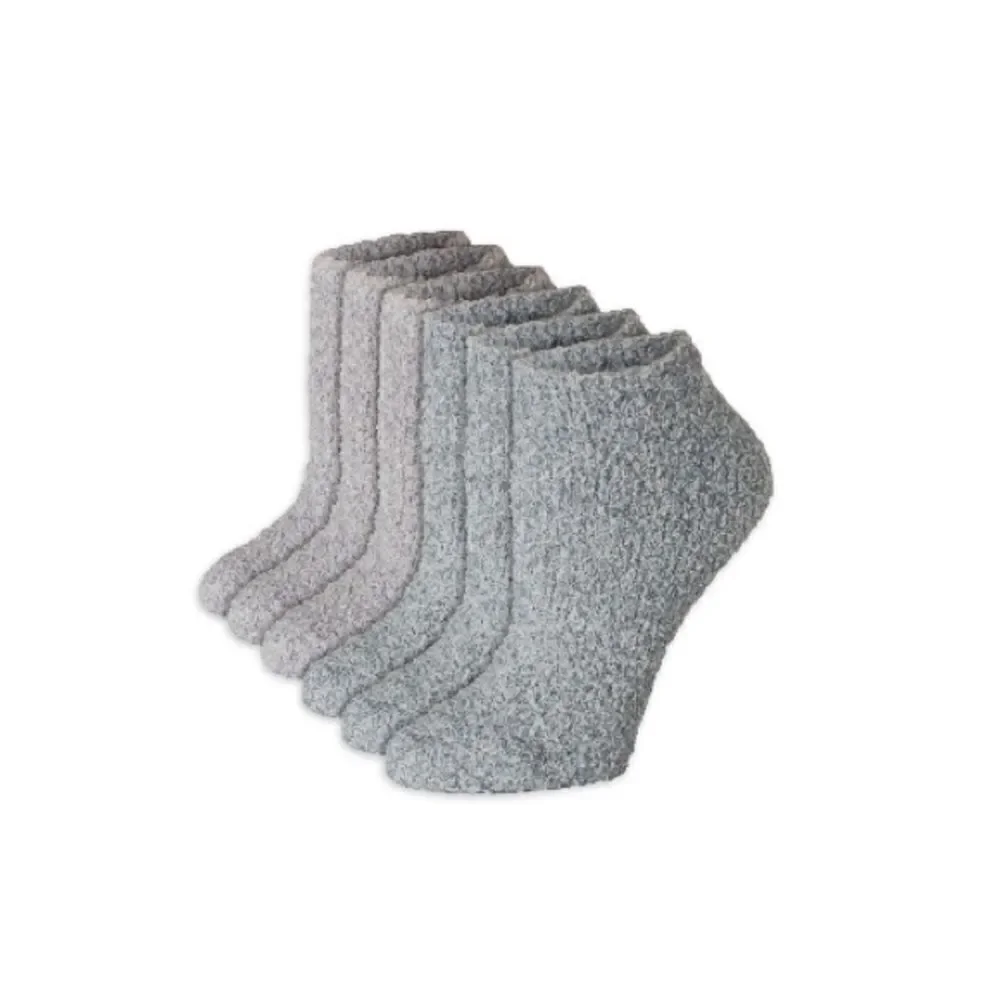 Women’s Hanes Cozy Comfy Soft No Show Socks Slippers 6-Pack Shoe Size 5-9
